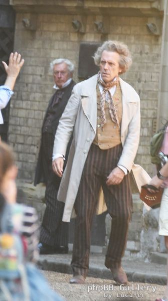 Hugh Laurie - Filming 'David Copperfield' In Kingston upon Hull, England